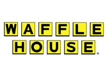waffle-house Waffle House logo with bold black letters in individual yellow squares, arranged in two rows spelling WAFFLE HOUSE—perfect for a residential concrete company or concrete driveway repair business seeking an eye-catching design.
